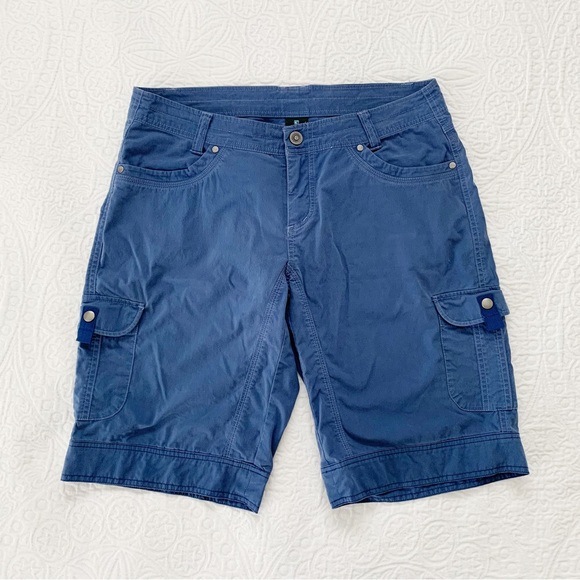 Kuhl Shorts Kuhl Womens Splash Cargo Shorts 1 Inseam Blue Poshmark